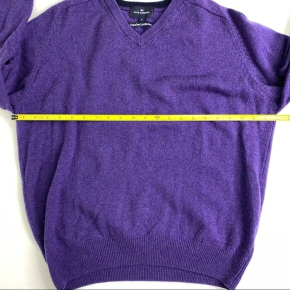 HOST PICK Blue  Harbour Purple Extra Fine Lambswool Sweater - Picture 8 of 8